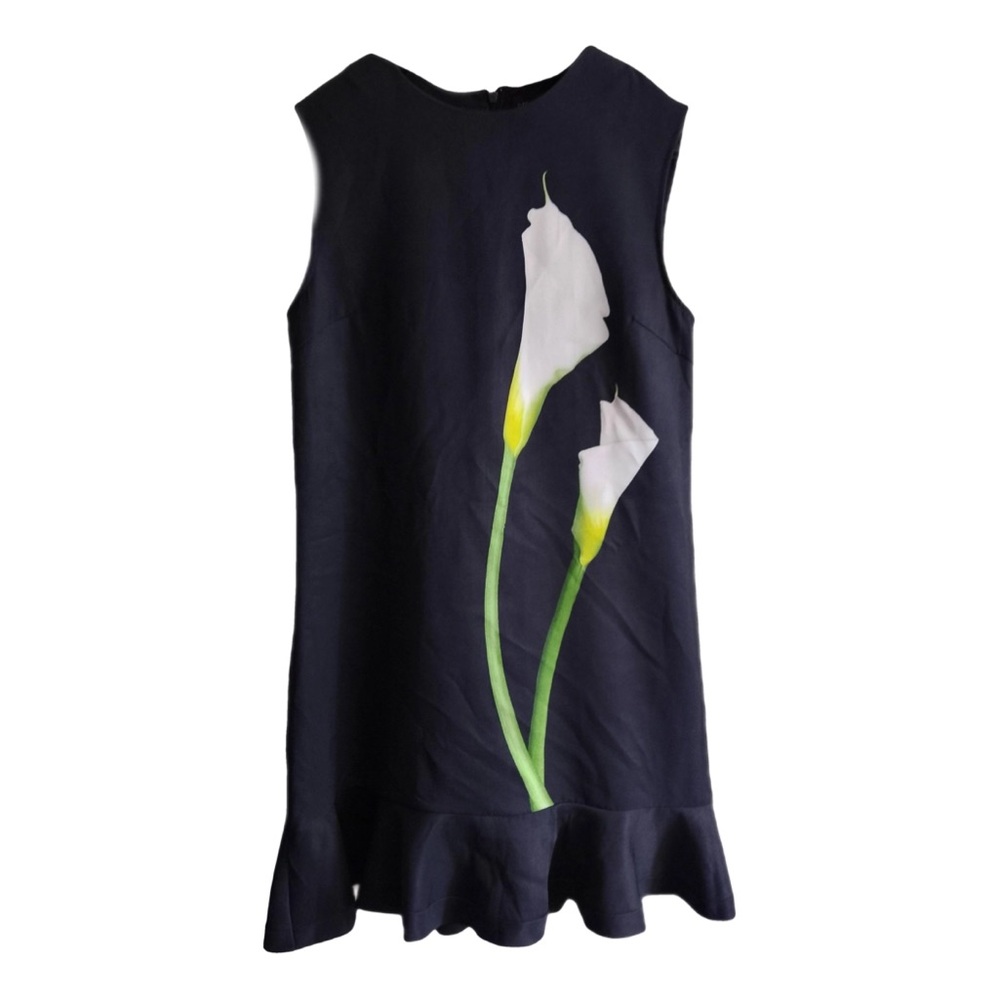 Victoria Beckham for Target Calla Lily Satin Ruffle Hem Cocktail Dress